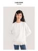 Tao Town Mädchen Langarmshirt mit Spitzennähten - Koreanischer Stil Frühling/Herbst Trend