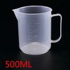 15ml-500ml Plastic Measuring Jug Cup Graduated Cooking Kitchen Bakery Tool Silicone Making Tool Transparent Mixing Cup Container