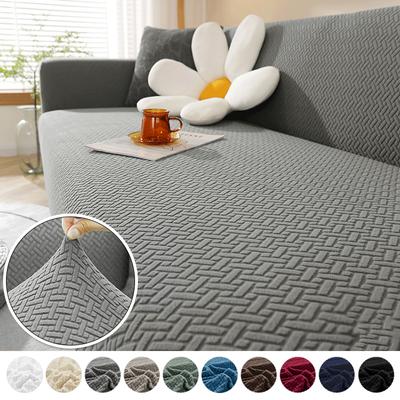 Jacquard Elastische Sofabezüge Für Wohnzimmer Couchbezug Sesselschutz Sofahussen Wohnkultur 1 /2 /3 /4 Sitzer L-förmig