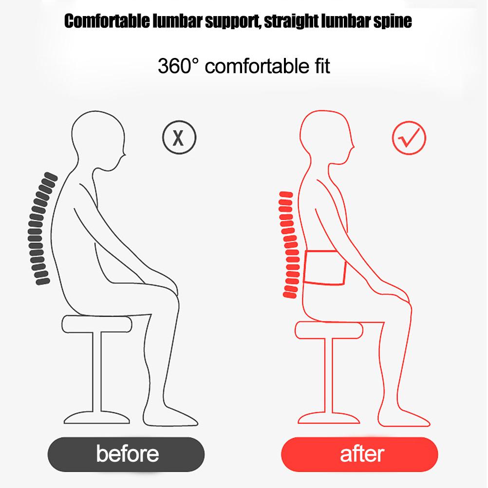 Nastavitelný bederní podpůrný pás s ocelovými výztuhami Podpůrný pás na záda Pás pro formování pasu a břicha pro