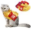 Tang Dynasty Dress Costume Pet Collar New Year Pet Dress Up Cat Vest Cat Cloak Pet Coat Cat Cape