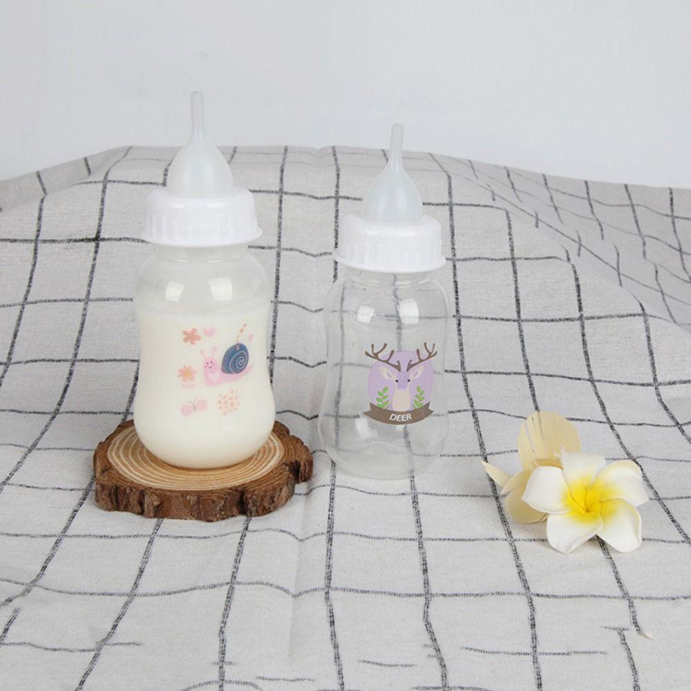 Anti Choking Kitten Nipple Bottle 150ML Kitten Feeding Bottle For Newborn Cat Hamster