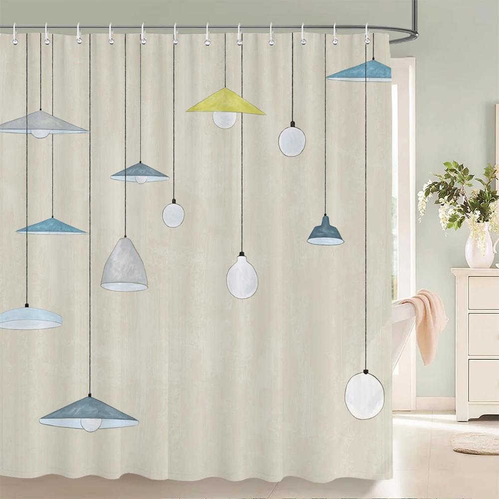 Skandynawski minimalistyczny styl Drukowana zasłona prysznicowa z haczykiem Zasłona łazienkowa Zasłona dekoracyjna do domu Zasłony prysznicowe 3D 180X180cm