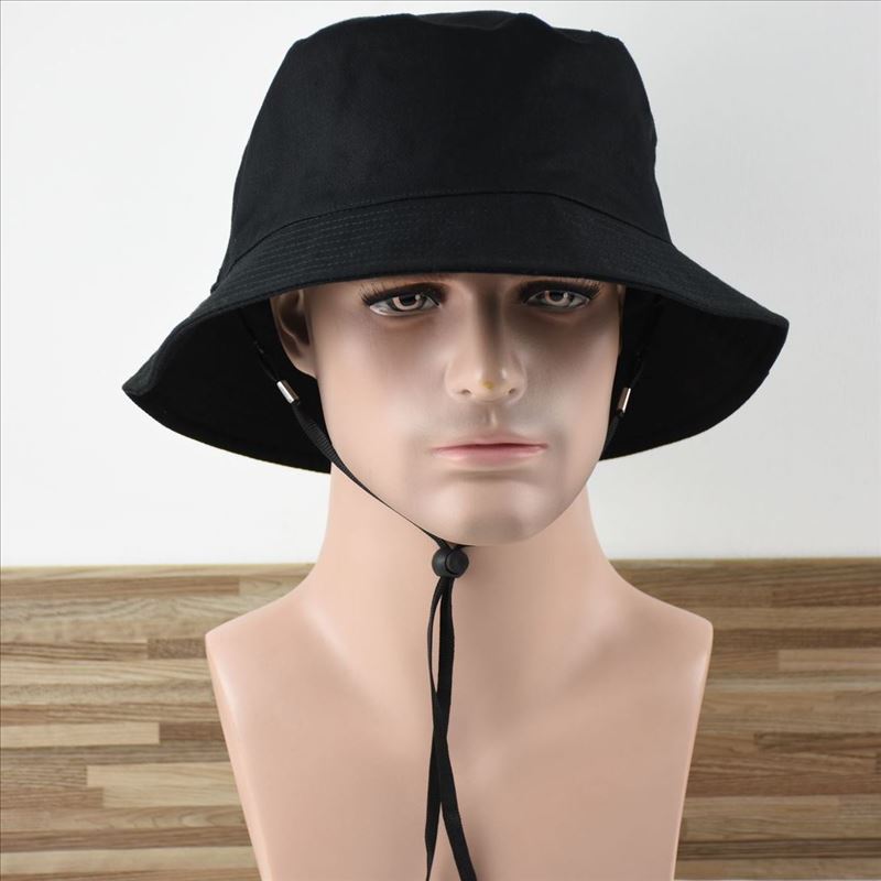 Big Head Circumference Bucket Hat Solid Color Cotton Sun Hat Large Men's Hat Summer Breathable Fishing Hat Oversized Head Circumference Hat