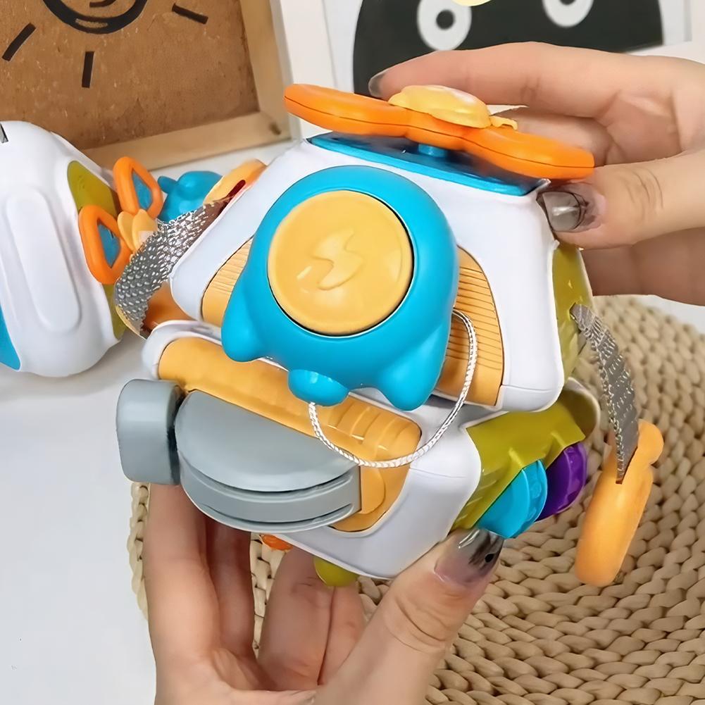 10 In 1 Baby Busy Board Cube Montessori Sensory Toys for Toddlers 1-3 Years Old