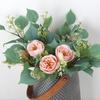 Artificial Green Eucalyptus Leaf Branch - Bodhi Leaf and Flower Arrangement Decor