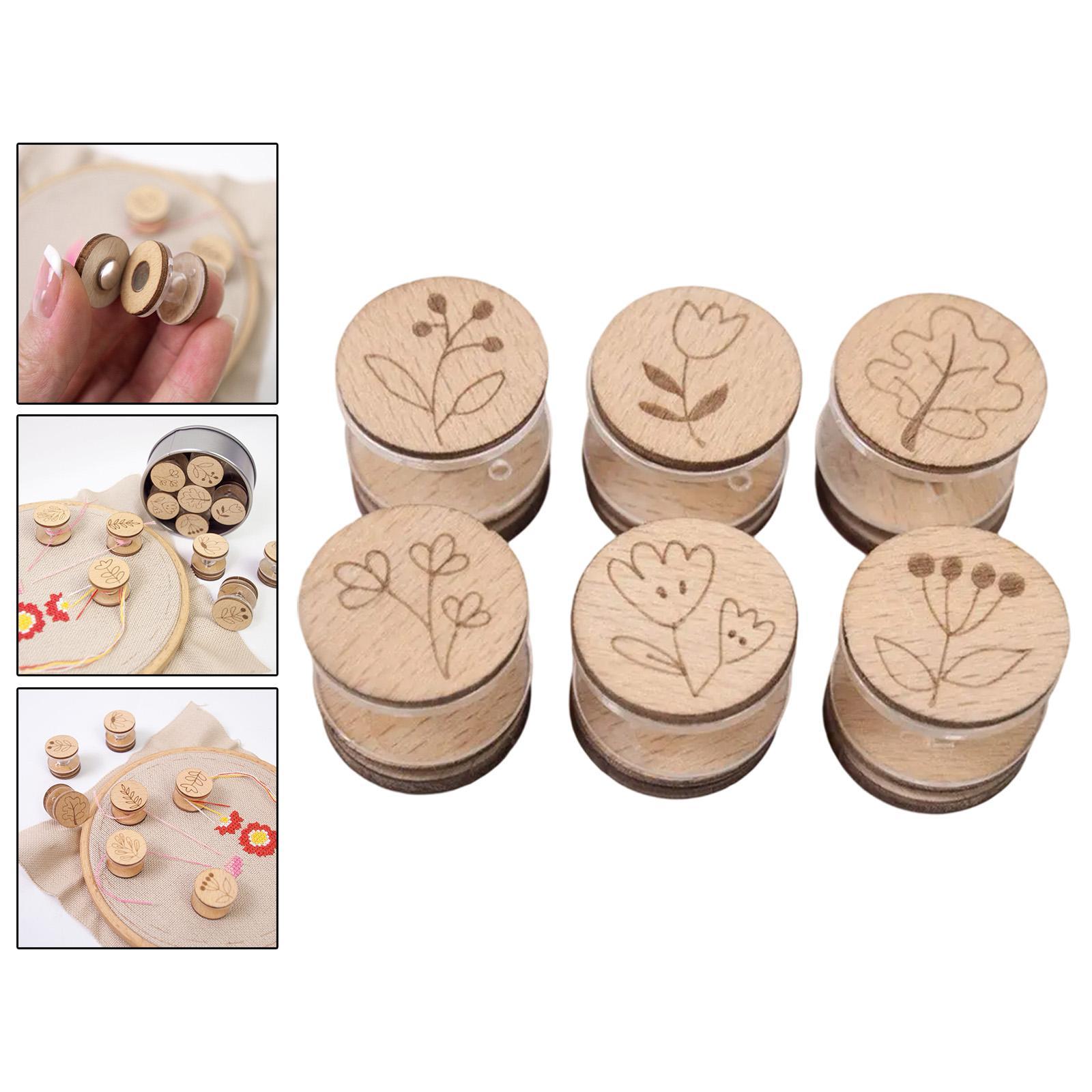

6x Parking Bobbin Needlework Sewing Thread Holders Keeper String Organizer