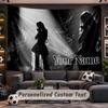 Wall Hanging Tapestry Custom NameAyliva Pattern Personalized Printed Fabric Wall Decor