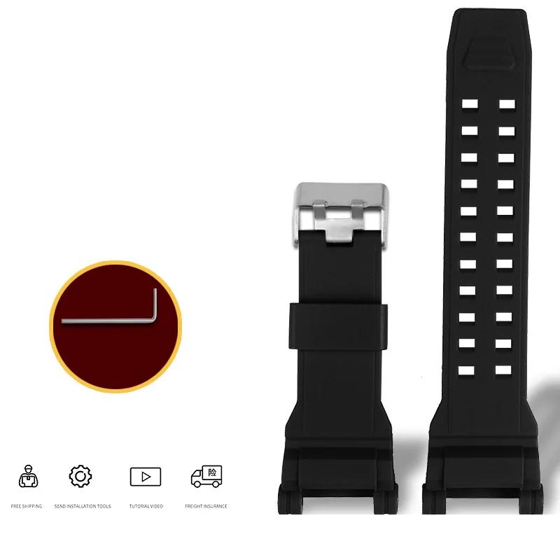 Watchband For Casio G-SHOCK Kong GR-B200 Series Sports Waterproof Resin Silicone Watch strap with Accessories Men's Bracelet