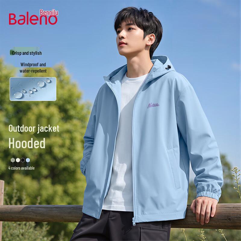 Baleno Men s Hooded Casual Windproof Jacket 3XL