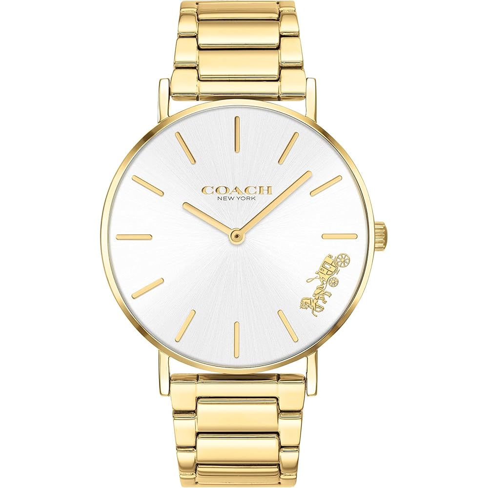 Coach Perry Women s Watch White Dial Stainless Steel Band 14503345