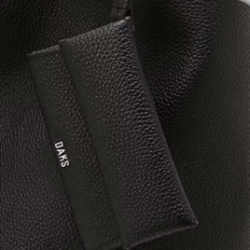 Daks Black Genuine Leather Soft Hobo Shoulder Bag Dcba6f100bk