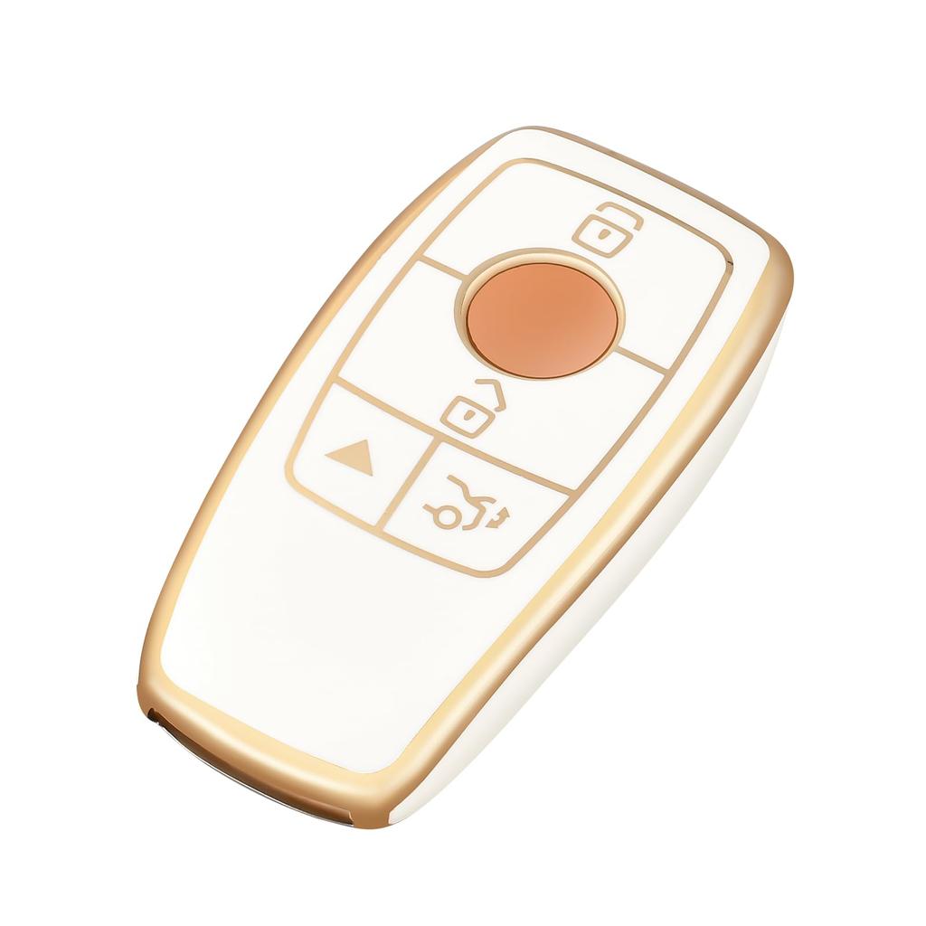 4 Tasten Auto Fernbedienung Schlüsselgehäuse Fob Abdeckung Schale für Mercedes Benz W205 W213 W222 X167 W177 A C E S G Klasse GLC CLA Schlüssel Schutz