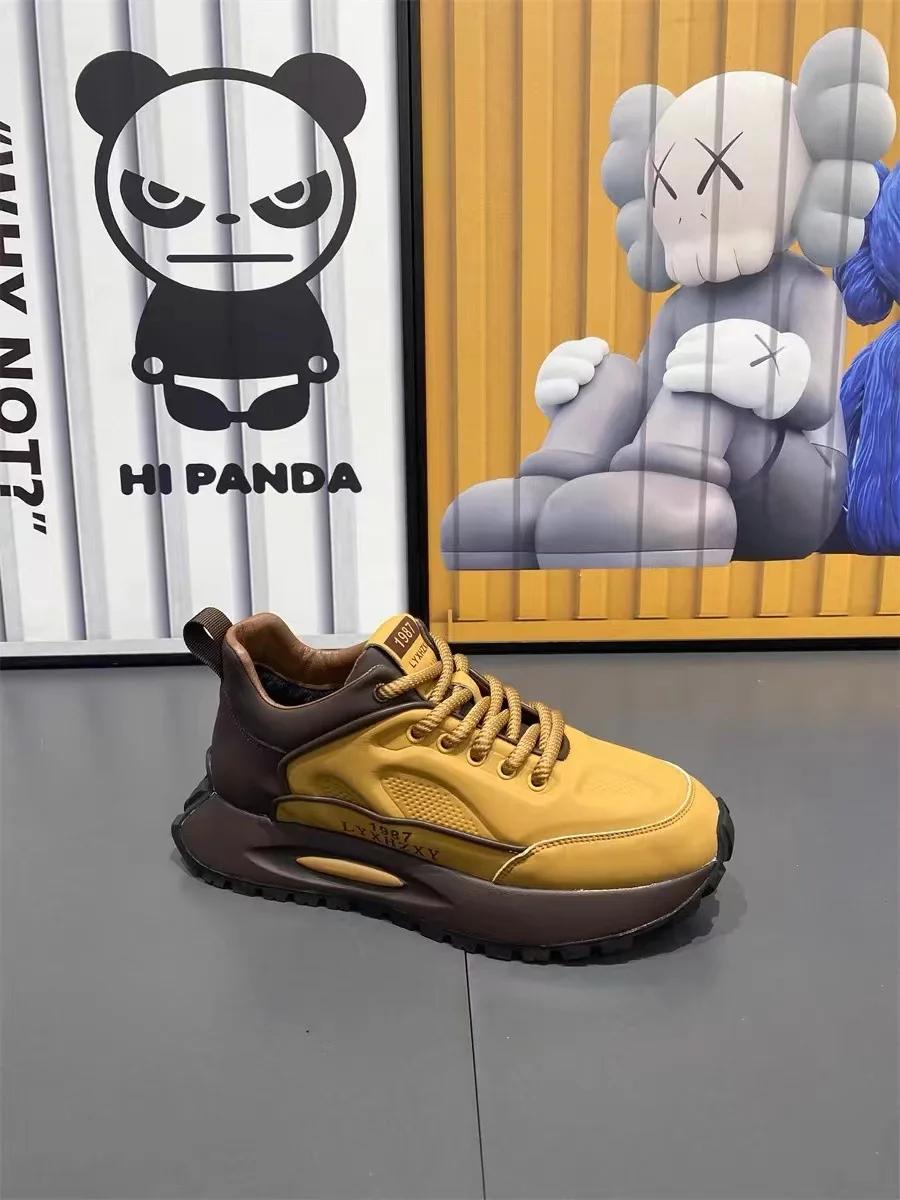 

Мода Специальное предложение Мужская обувь Мягкая подошва Удобная Обувь для бега Спортивная обувь Модная Толстая подошва Уличная фотография Повседневная обувь 44 коричневый