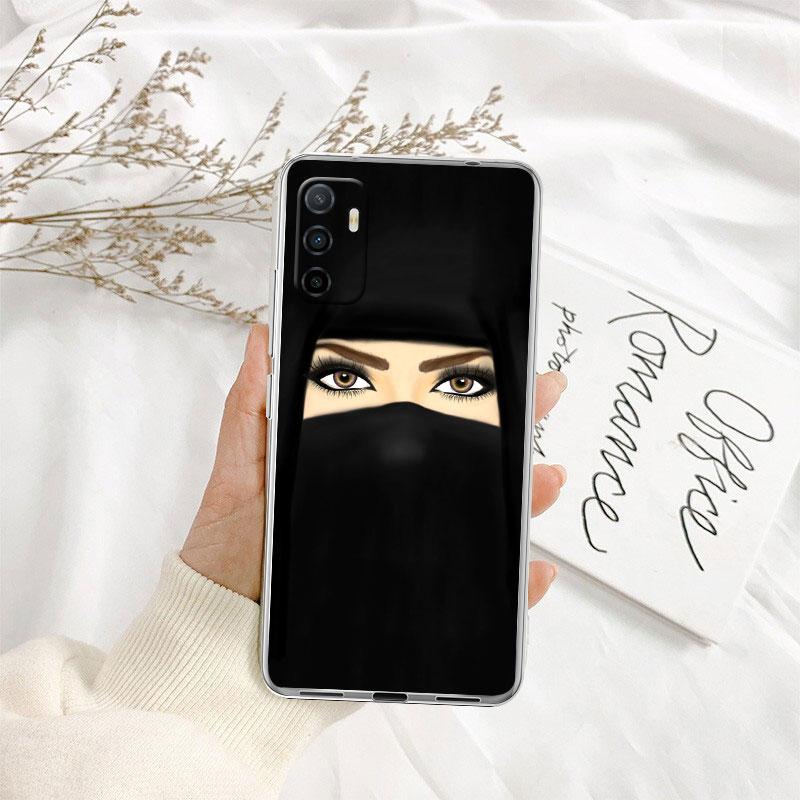 Islamic Muslim Girls Hijab Phone Case for Motorola Moto G40 G04 G05 One Ace Action  Fusion + Plus Hyper Macro Vision Zoom