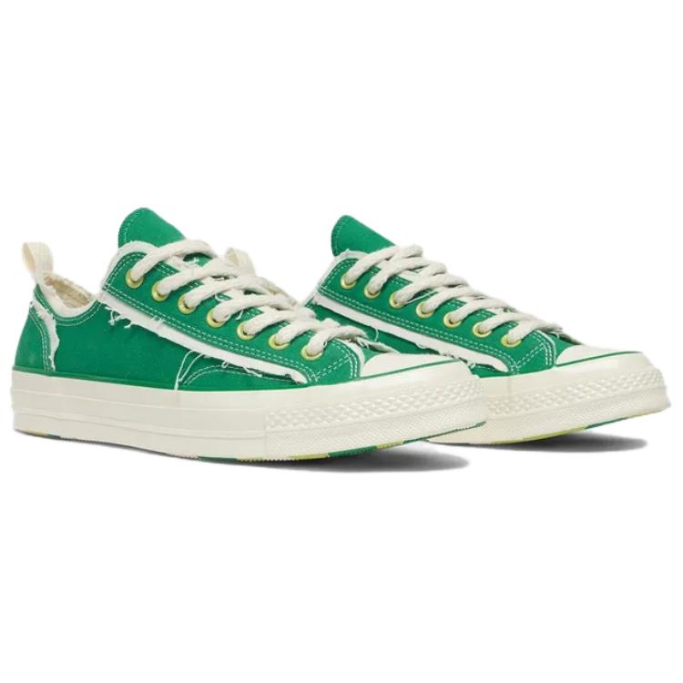 Converse 70. roky Trendy Športové Pohodlné Všestranné Plátené Topánky s Nízkym Zvrškom Unisex tenisky Zelené A13852C