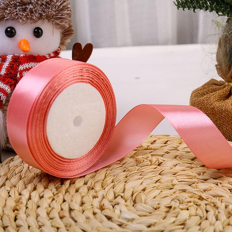 2.5Cm Polyester Webbing, Cake Gift Packaging Bouquet Material Fruit Ribbon Ribbon