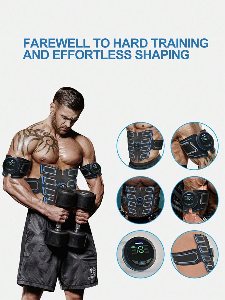 Muscle Stimulator Machine,1Pc Ems Muscle Stimulator Massager 8-Abdominal Muscle Trainer Accessories Body Care