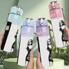 1PC Black White Woman Art 750ml Sports Water Bottle Leakproof Straw Lid Outdoor Office Home