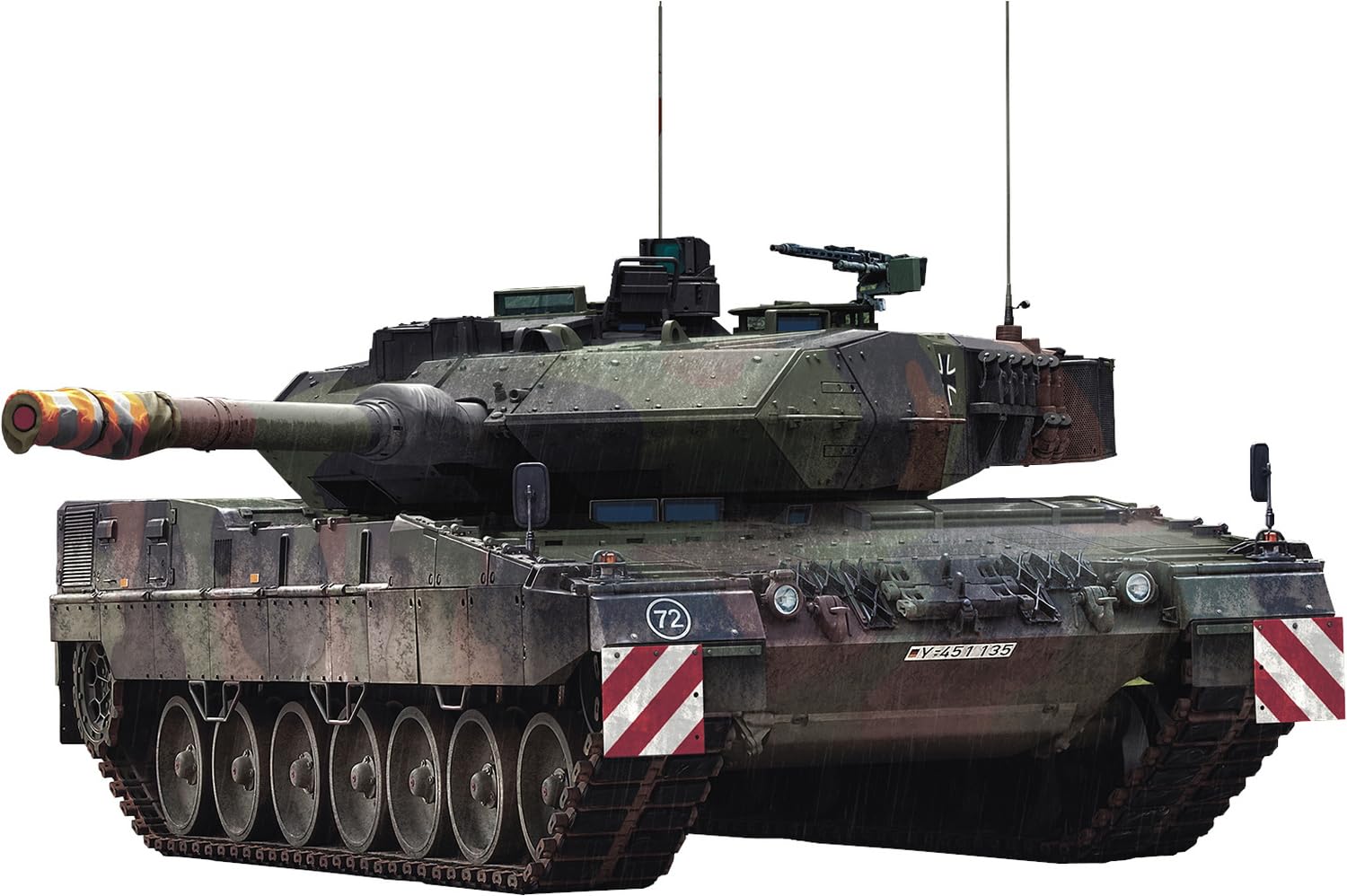 

Ryefield Models Немецкий основной боевой танк Leopard 2A7 с бонусными деталями Пластиковая модель RFM5108 1/35