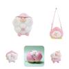 Cute And Cuddly Toby Peach Plushie Keychain Bag Accessory