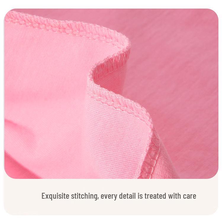 Dětské tričko s krátkým rukávem a kulatým výstřihem - 230g čistá bavlna s potiskem zvířat