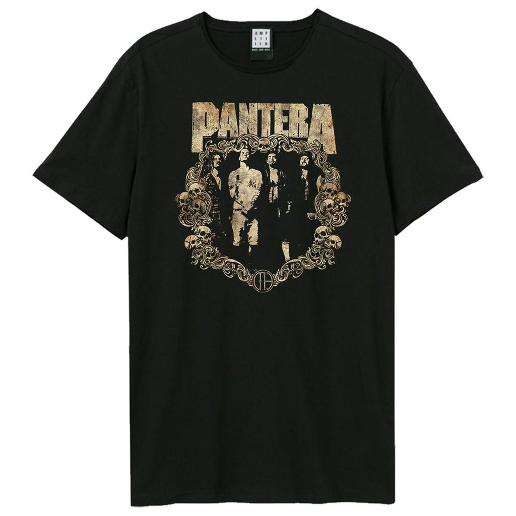 Amplified Unisex Adult Skull Frame Pantera T-Shirt