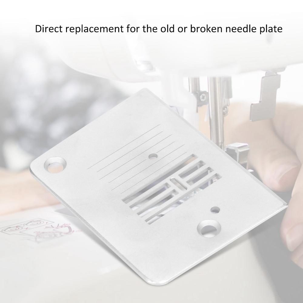 

2pcs Smooth Surface Throat Plate Standard Needle Plate for SINGER 1408/2250 Replacement Accessories