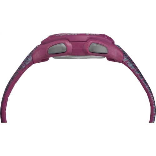 Timex Women's Iron Man 30-Lap Digital Quartz Watch, Medium, Pink/Gray Texture