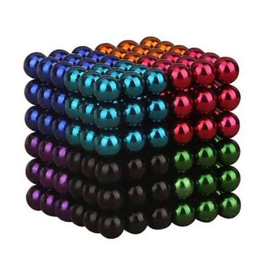 216Pcs 3mm Colorful Magnetic Balls Cube Stress Relief Early Education Puzzle Toy