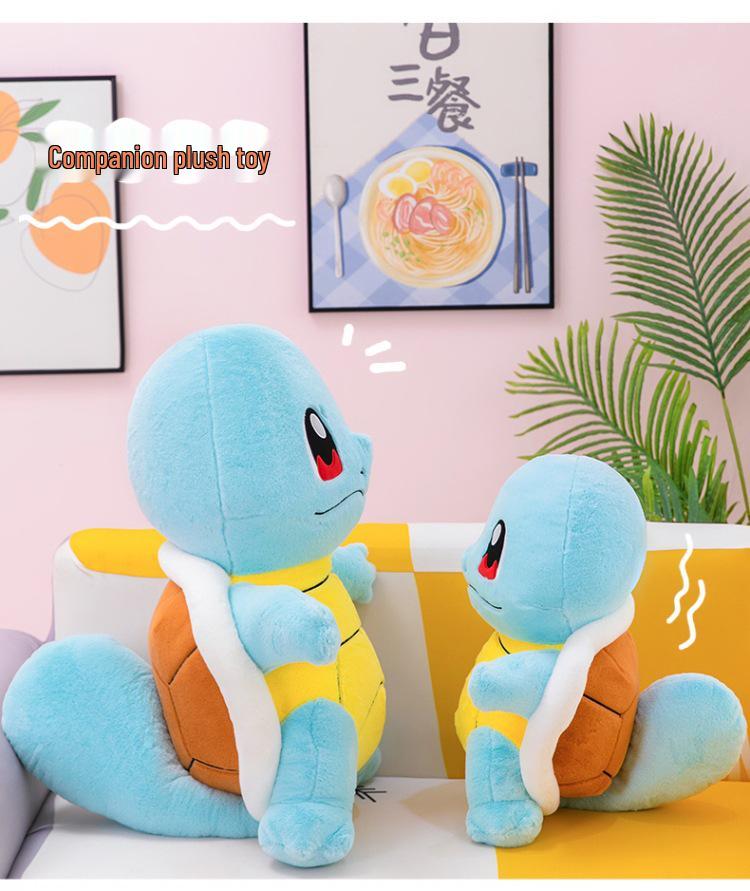 Adorable Squirtle Plush Turtle Toy - Cute Pokemon Stuffed Doll