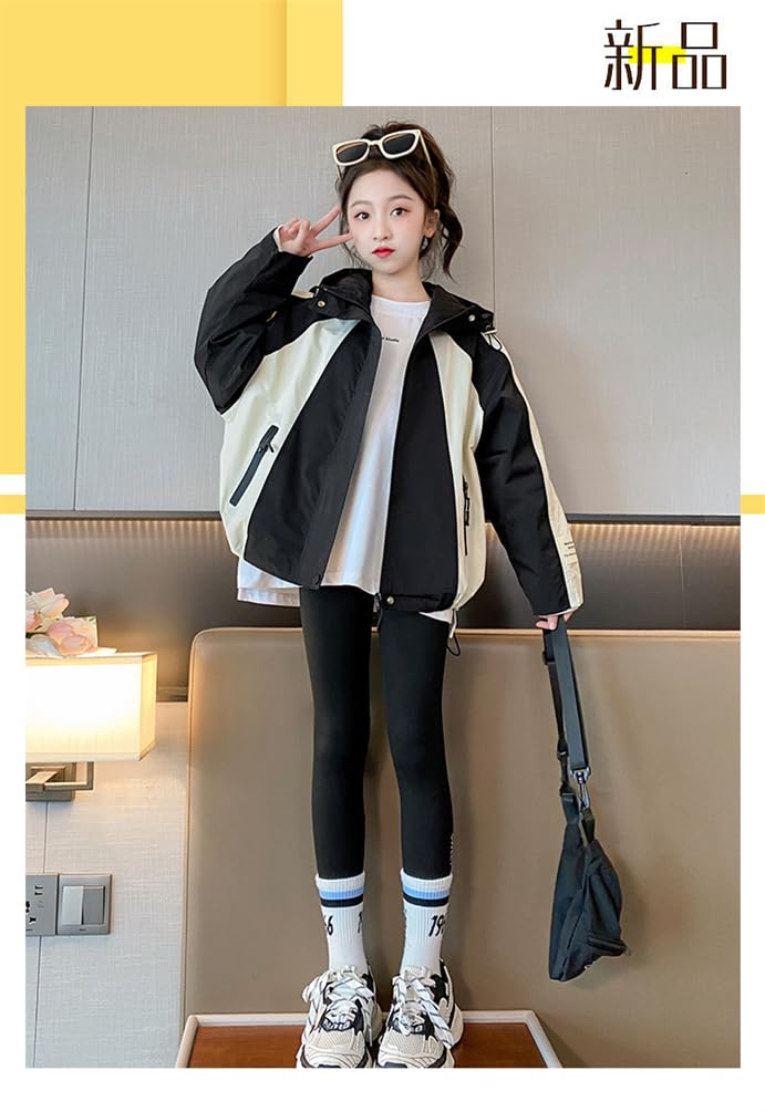 BLZXIAN Mountain Jersey Trench Duster Clothing for Girls and and Perfect for and Winter Height Kids' Windbreaker, Parka, Top, Hoodie, Coat, Jacket,