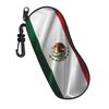 Mexico Flag Glasses Case Unisex Printing Zipper  Glasses Storage Box Print Eyeglasses Box