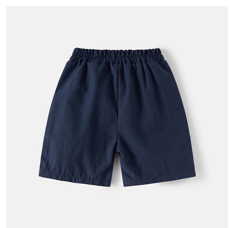 Children's Summer 2026 Boys' Short Sleeve Polo Shirt & Shorts Two-Piece Set