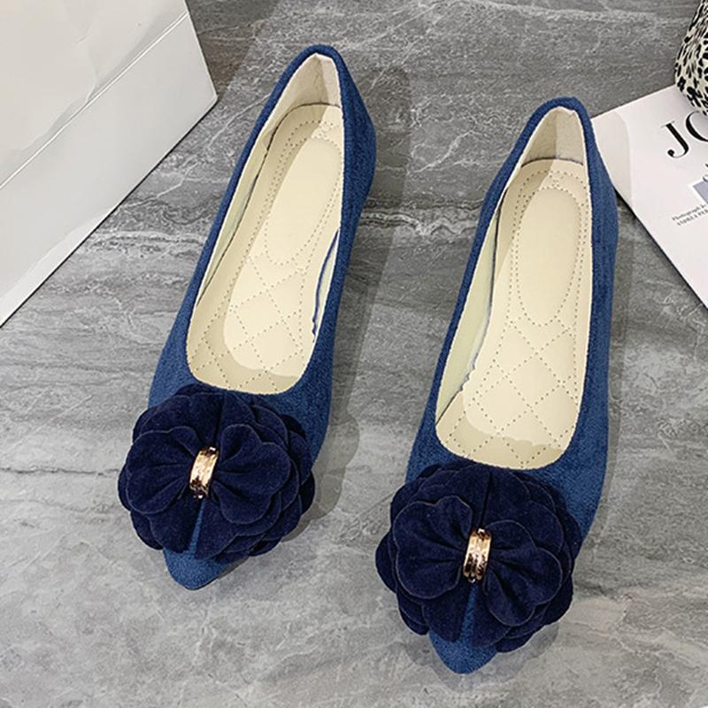zapatos de mujer women cute sweet plus size spring & summer flat shoes lady casual beige loafers for office career work ga179
