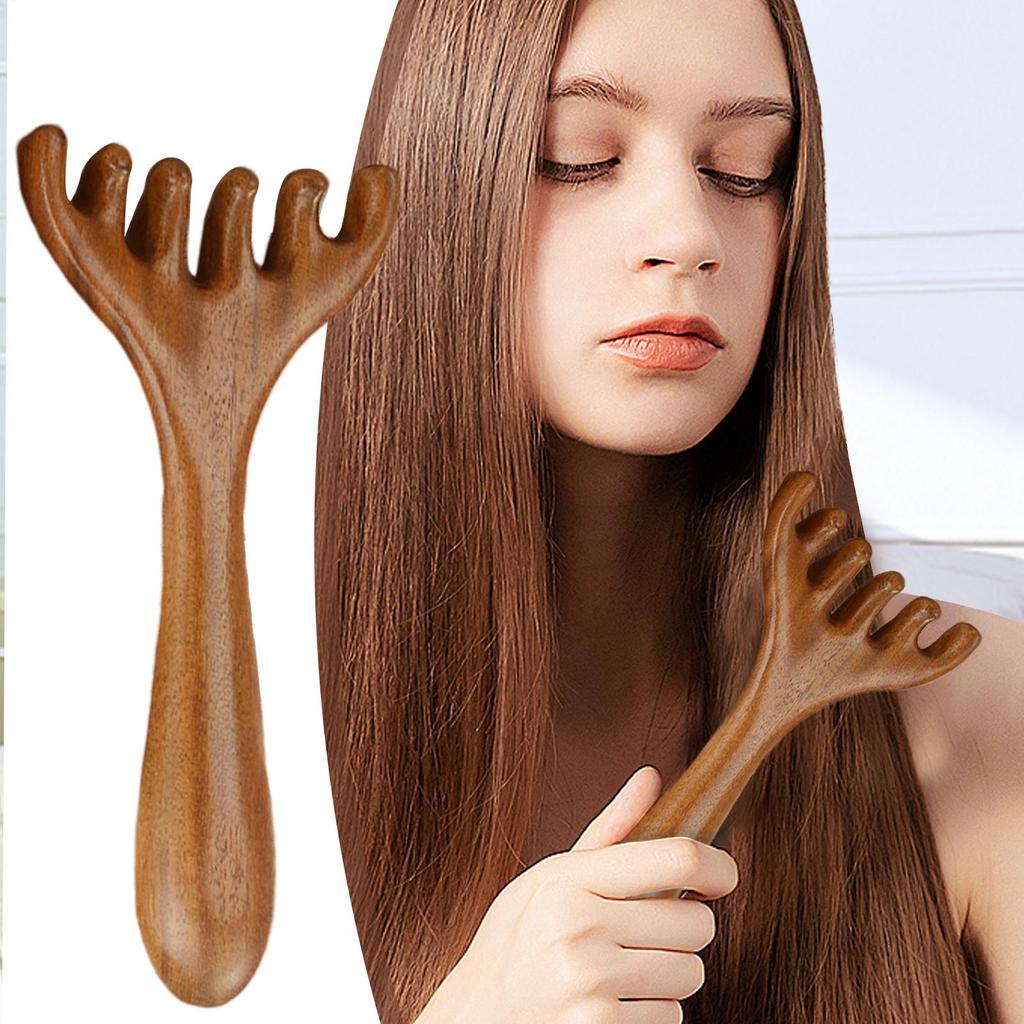 hot sale 1pcs Six-Claw Scalp Massager Gua Sha Tool Back Scratcher Spa Handheld Meridian Massage Comb Hair Care