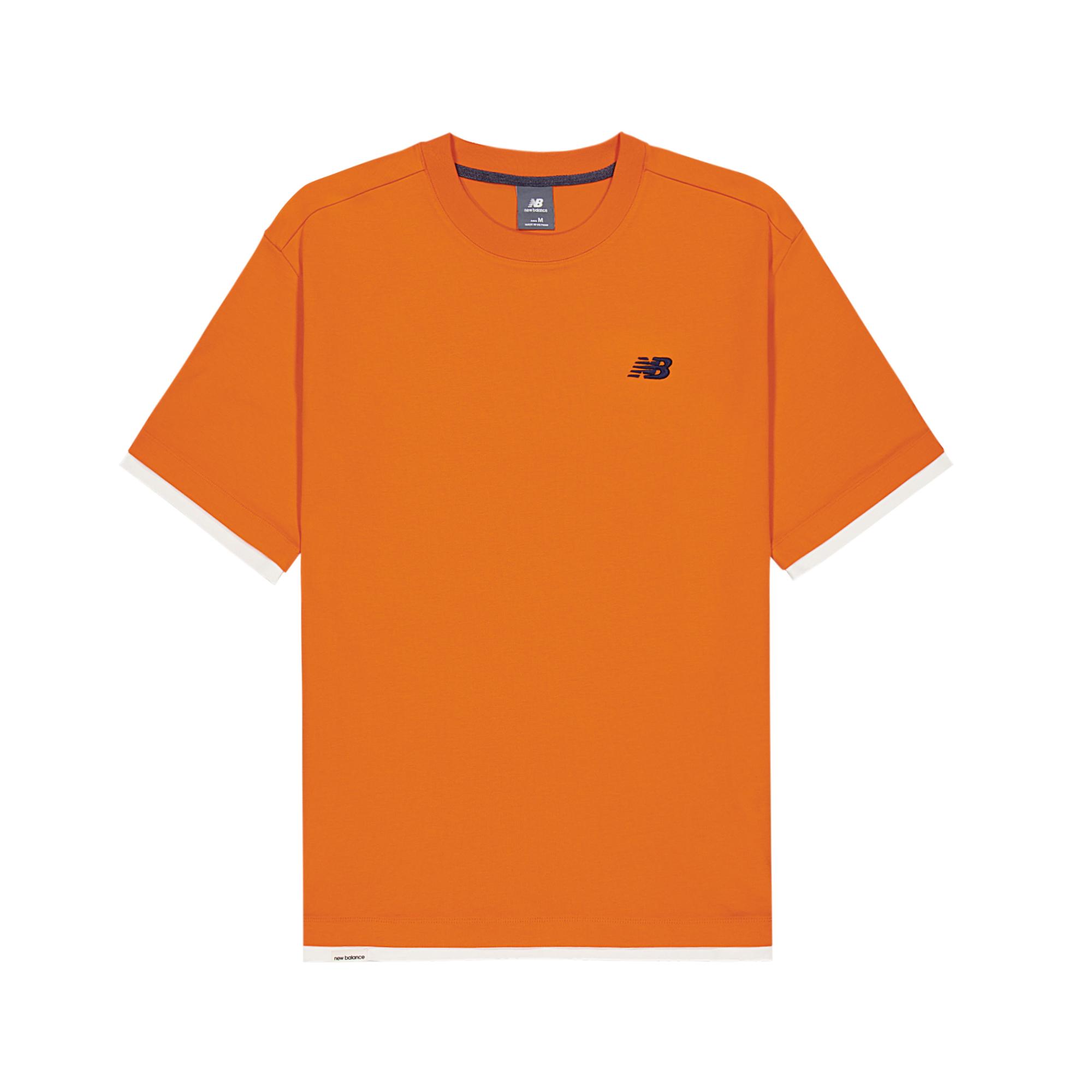 New Balance Crew Neck Short Sleeved T Shirts Men s MT6154KS-SIZ L