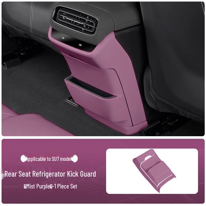Xiaomi SU7 Refrigerator Kick Mat & Storage Pad for Seat Back Vent Protection