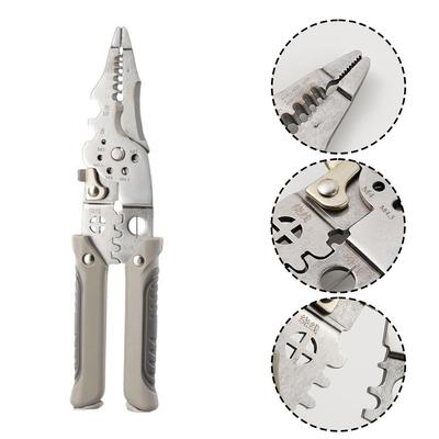 Wire Cutting Pliers 1pc Multifunctional Wire Strippers Electrician Crimping Wire Stripping Pliers Hardware Tools Universal
