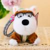 West Highland White Terrier Plush Dog Keychain With Cartoon Highlander Design For Gift And Bag Decoration