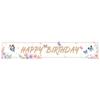 Lightweight Material  Banner  Butterfly Theme Banner  Birthday Decoration for Indoor Decoration Birthday Party