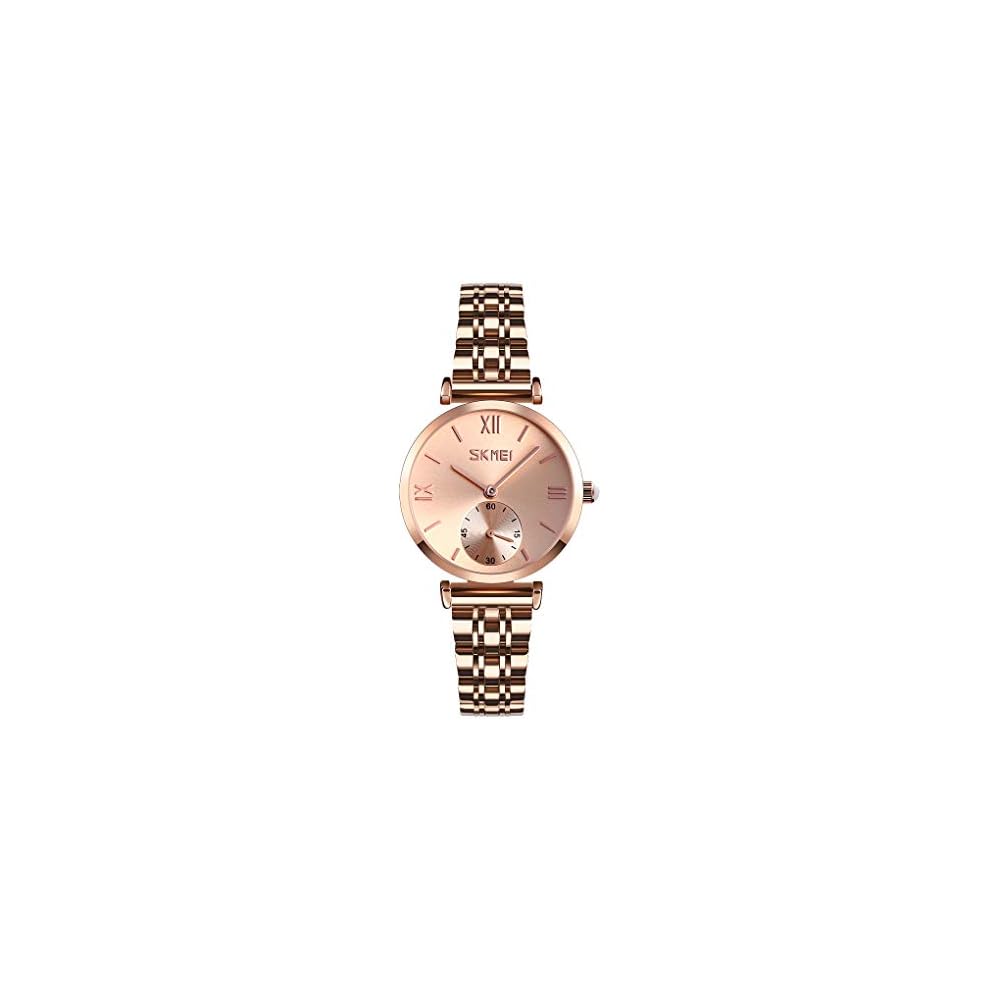 Women s Classic Gold Watch Ultra-Thin Waterproof Stainless Steel Casual Elegant Timepiece
