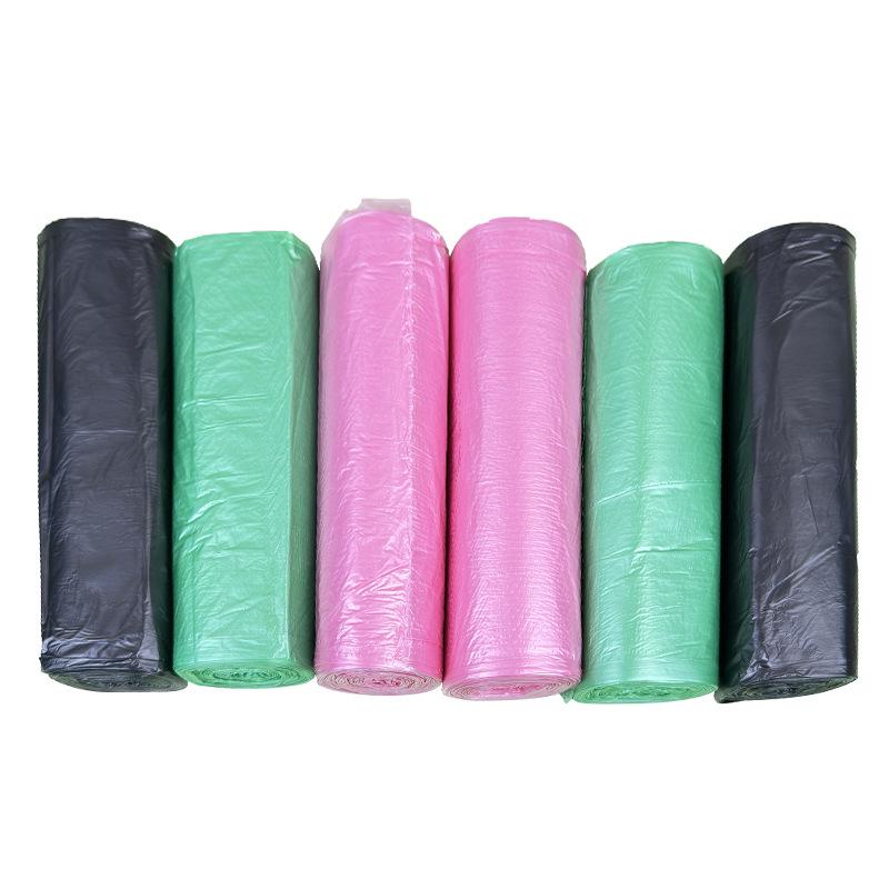 Thickened Flat Mouth Disposable Garbage Bags - 45x50cm - Colorful Kitchen & Living Room Use