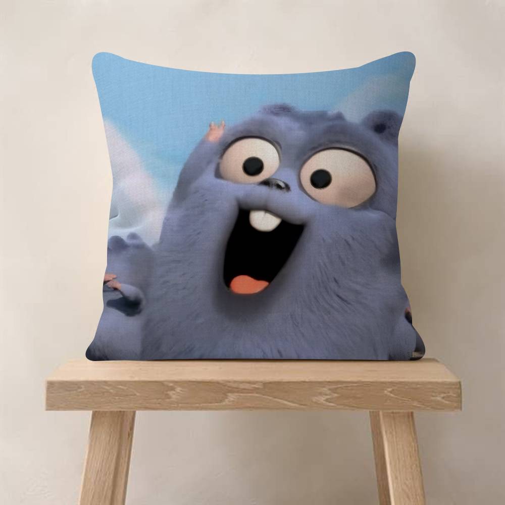 Cartoon Grizzy und die Lemminge Personalisierte Kissenstaubabdeckung Schlafzimmer Kinder Party Dekoration Kissenbezug Geburtstag Kinder Geschenk