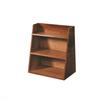 Vintage Wooden Storage Rack Desktop Drawer Perfume Cosmetics Display Makeup Organizers 3 Layers Stander for Home Space Saving