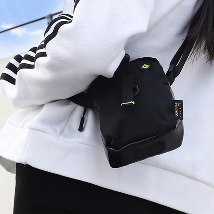 New Converse Polyamide With Polyester Small Square Bag Shoulder Bag, Crossbody Bag Regular Unisex Black 10020230-A01