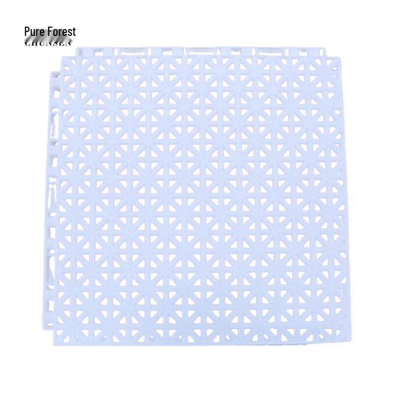 Interlocking Cross-Pattern Non-Slip Floor Mats (10-Pack) 25cm x 25cm
