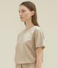 Lingseoul Supima Silket Cotton Top-Khaki