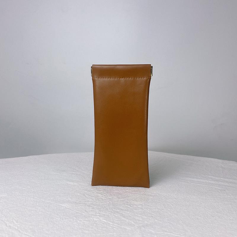 Lychee Pattern Shrapnel Storage Bag: Large Makeup Bag, Glasses Pouch, Inner Clutch, Lipstick & Coin Purse Set.