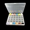 36 Grids Transparent Plastic Bobbin Storage Box Sewing Thread Bobbin Case For Colorful Plastic Bobbins For Home Sewing Machines
